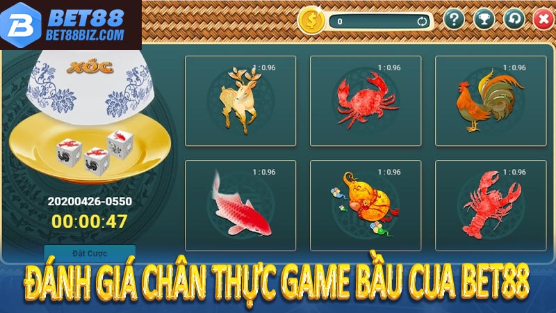 Hướng dẫn tham gia bầu cua BET88 cho tân thủ